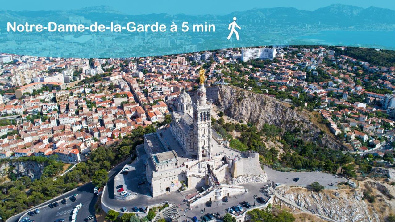 Aux Pieds De La Bonne Mere - Centre - Wifi Marseille Bagian luar foto